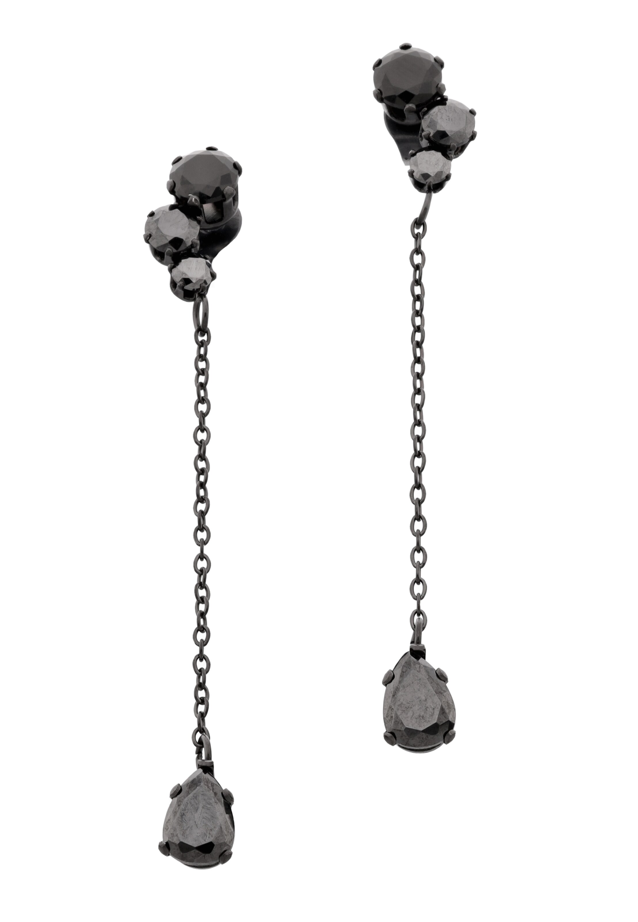 myMo ROCKS - Pendientes en negro: frente