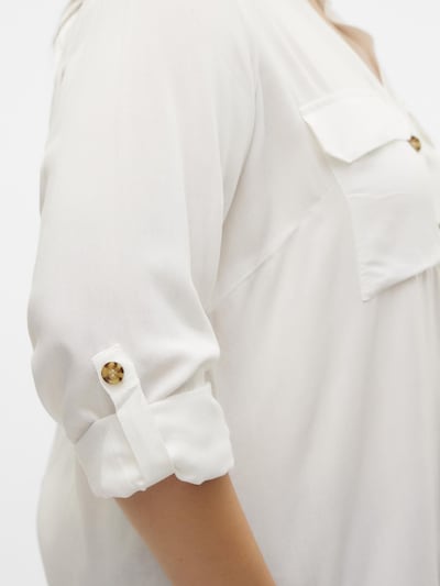 Vero Moda Curve Bluse i hvid, Produktvisning