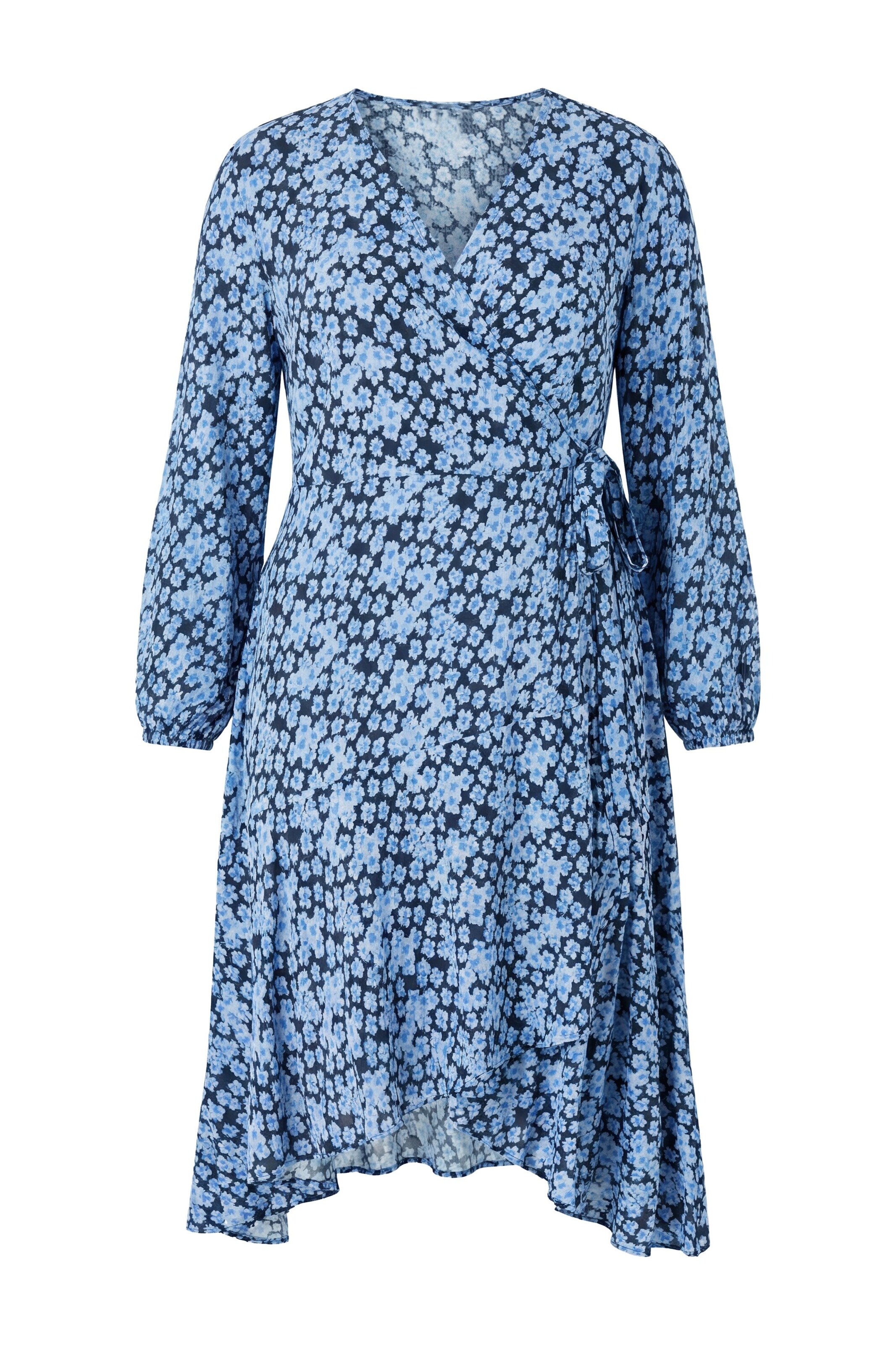 Studio Untold Kleid in taubenblau / schwarz, Produktansicht