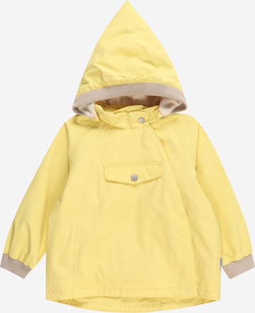 MINI A TURE Weatherproof jacket 'Wai' in Yellow: front