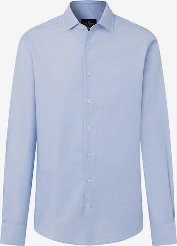 Hackett London Regular fit Overhemd in Blauw: voorkant