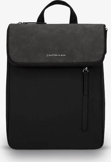 Kapten & Son Backpack 'Vallen All Black' in Graphite / Black, Item view