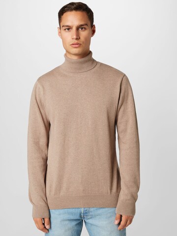 MELAWEAR Sweater 'KANJA' in Brown: front