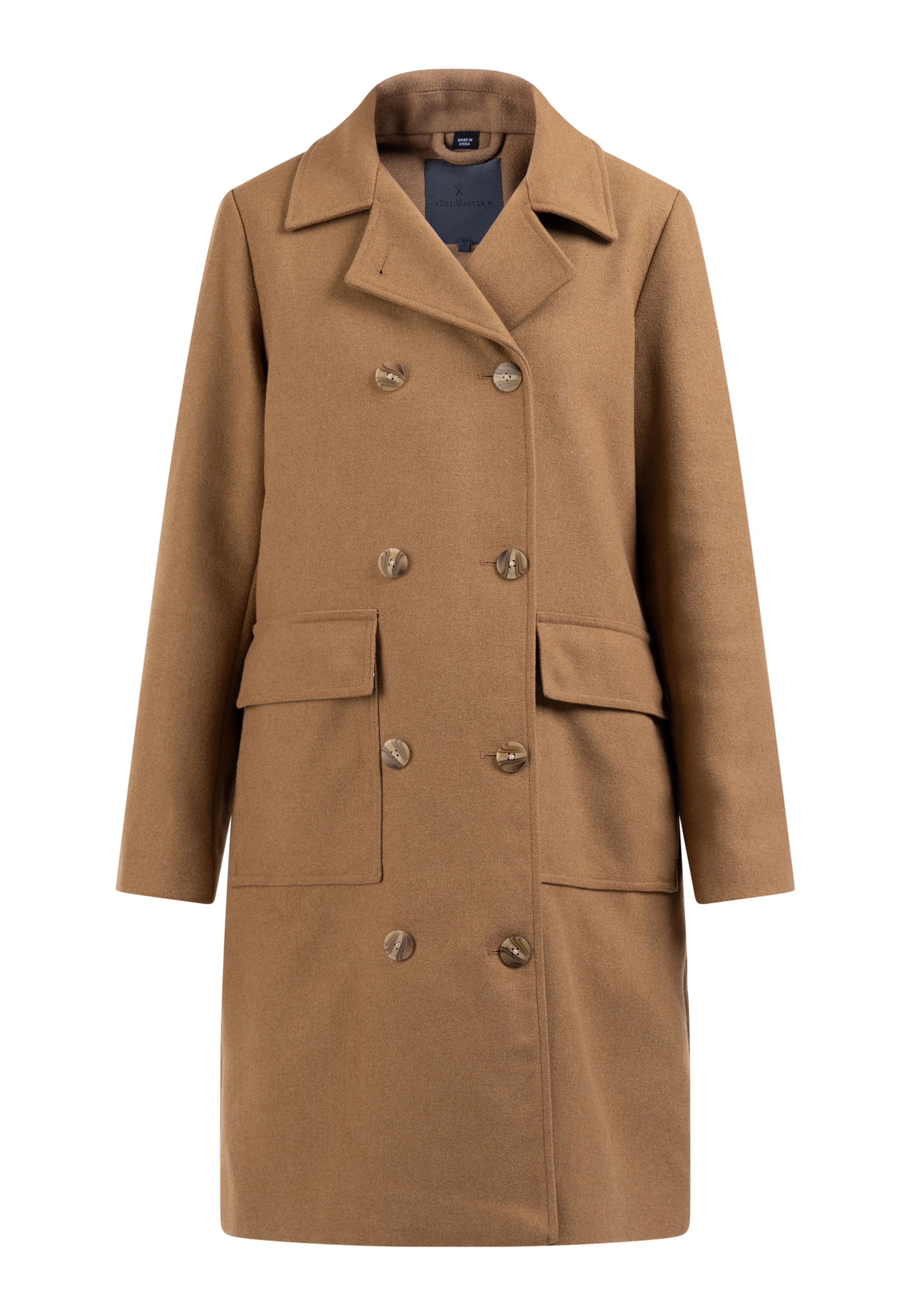 DreiMaster Klassik Prechodný kabát 'Nascita' - Béžová: predná strana