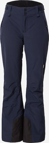 PEAK PERFORMANCE Flared Sportbroek in Blauw: voorkant