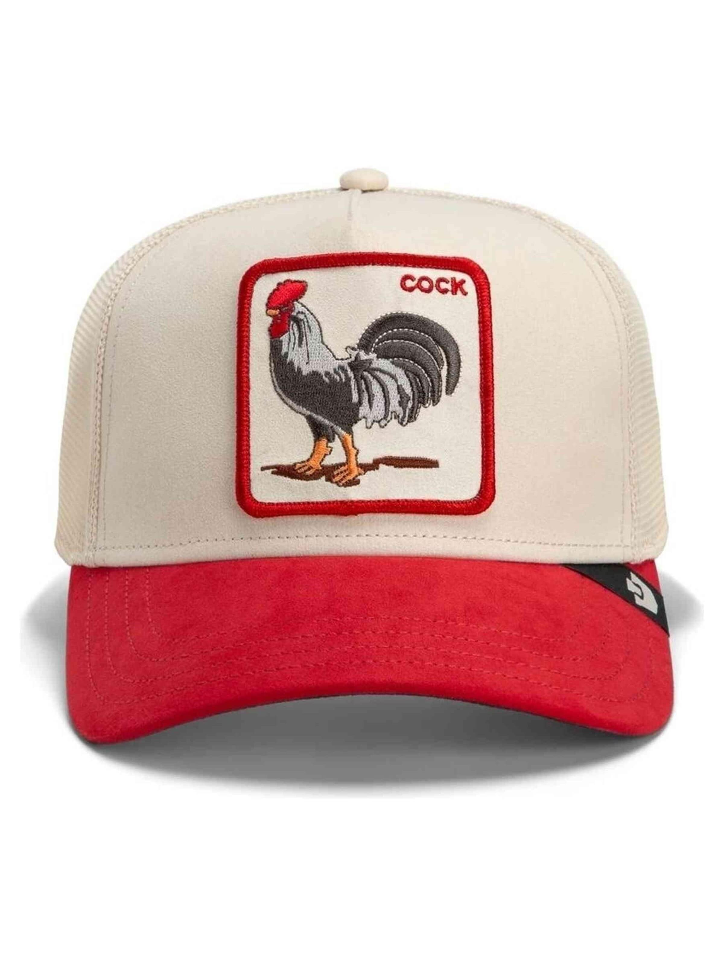 GOORIN Bros. Pet 'Gorra goorin bros blanca gallo suede rooster colourblock trucker cap' in Wit: voorkant