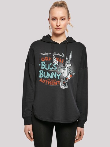 Sweat-shirt 'Vintage Bugs Bunny and Looney Tunesy' F4NT4STIC en noir : devant