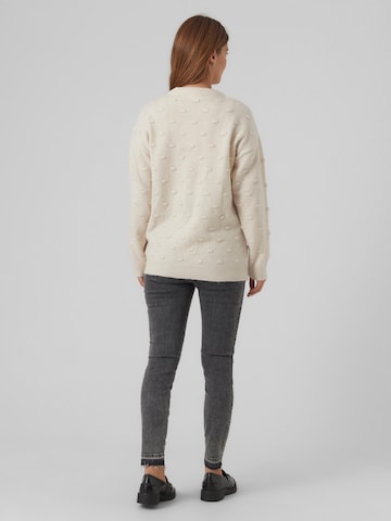 MAMALICIOUS Pullover 'ROBIN' in Beige