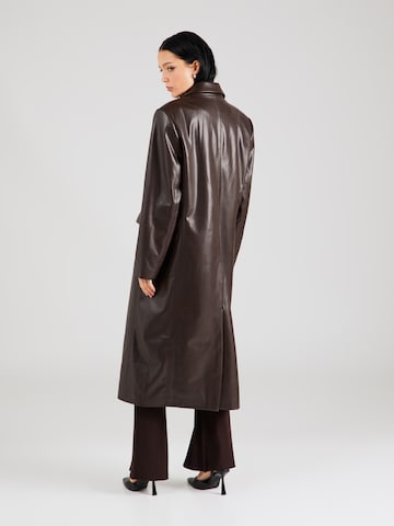 ABOUT YOU x Chiara Biasi Between-Seasons Coat 'Adriano' in Brown