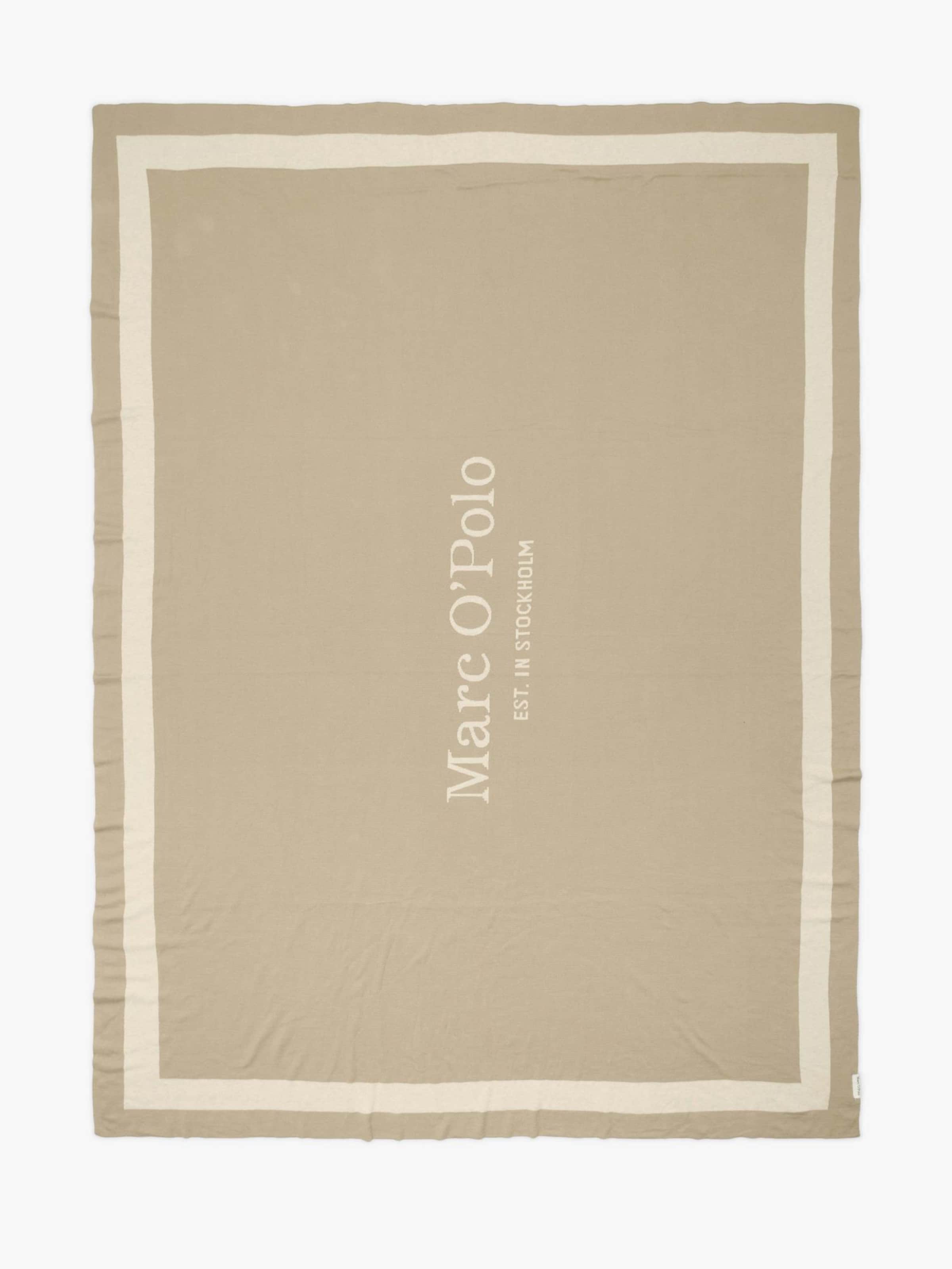 Marc O'Polo Decken ' Statement ' in Beige: Vorderseite