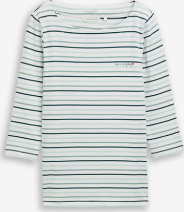 TOM TAILOR Shirt in Blauw: voorkant