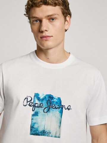 Pepe Jeans T-Shirt 'Prush' in Weiß