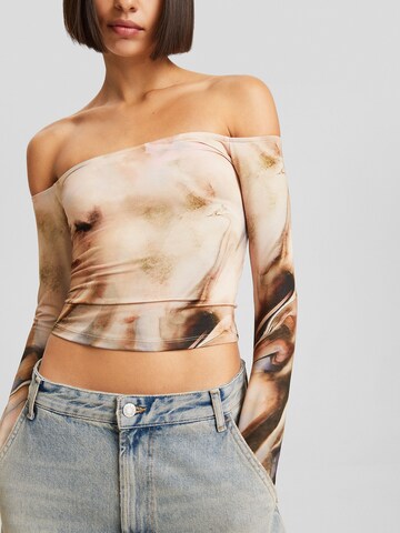 T-shirt Bershka en rose