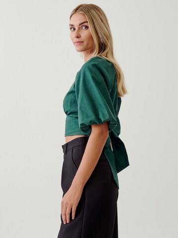 Tussah Shirt 'CHARLEE' in Green