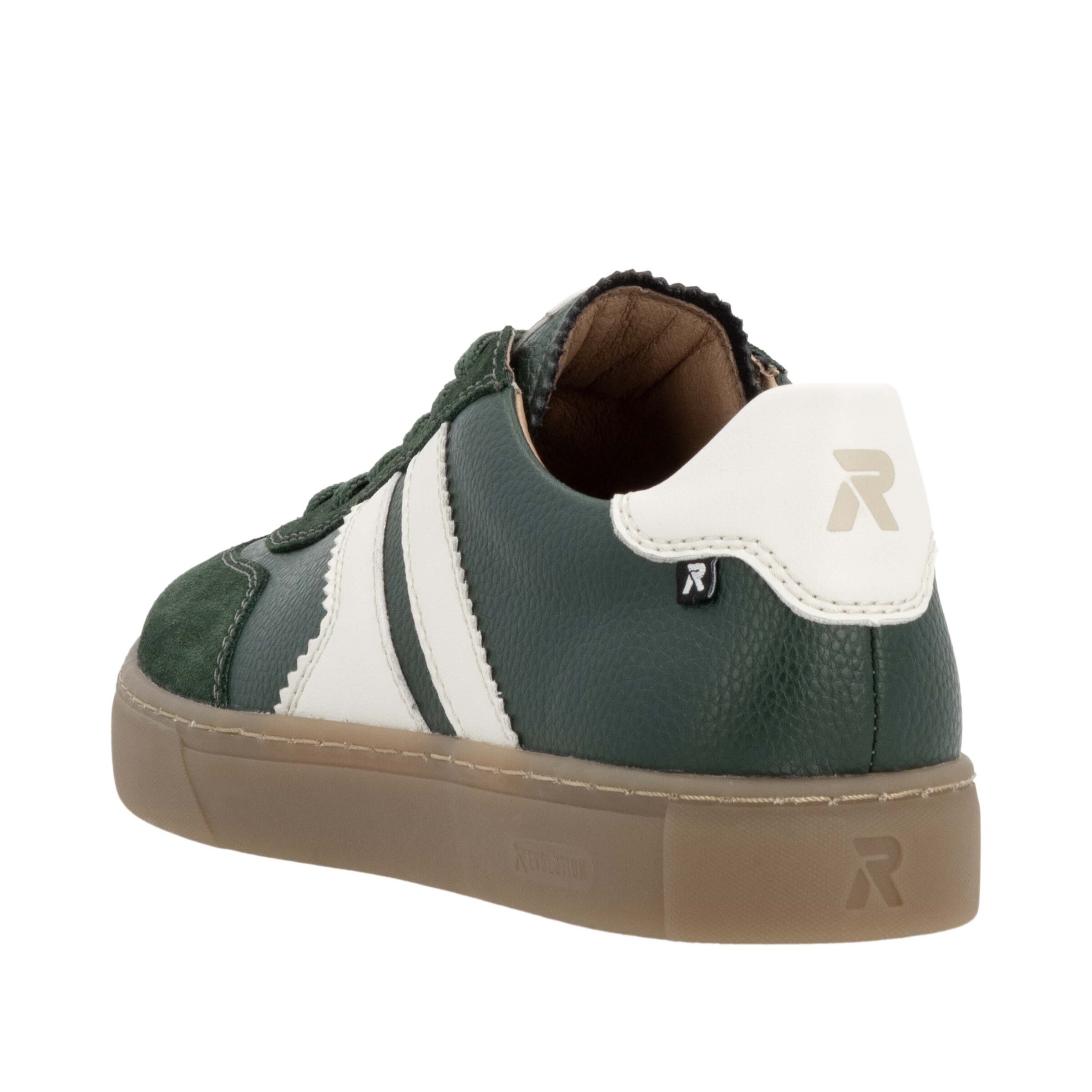 Sneaker bassa 'U0707' di Rieker Sport in verde