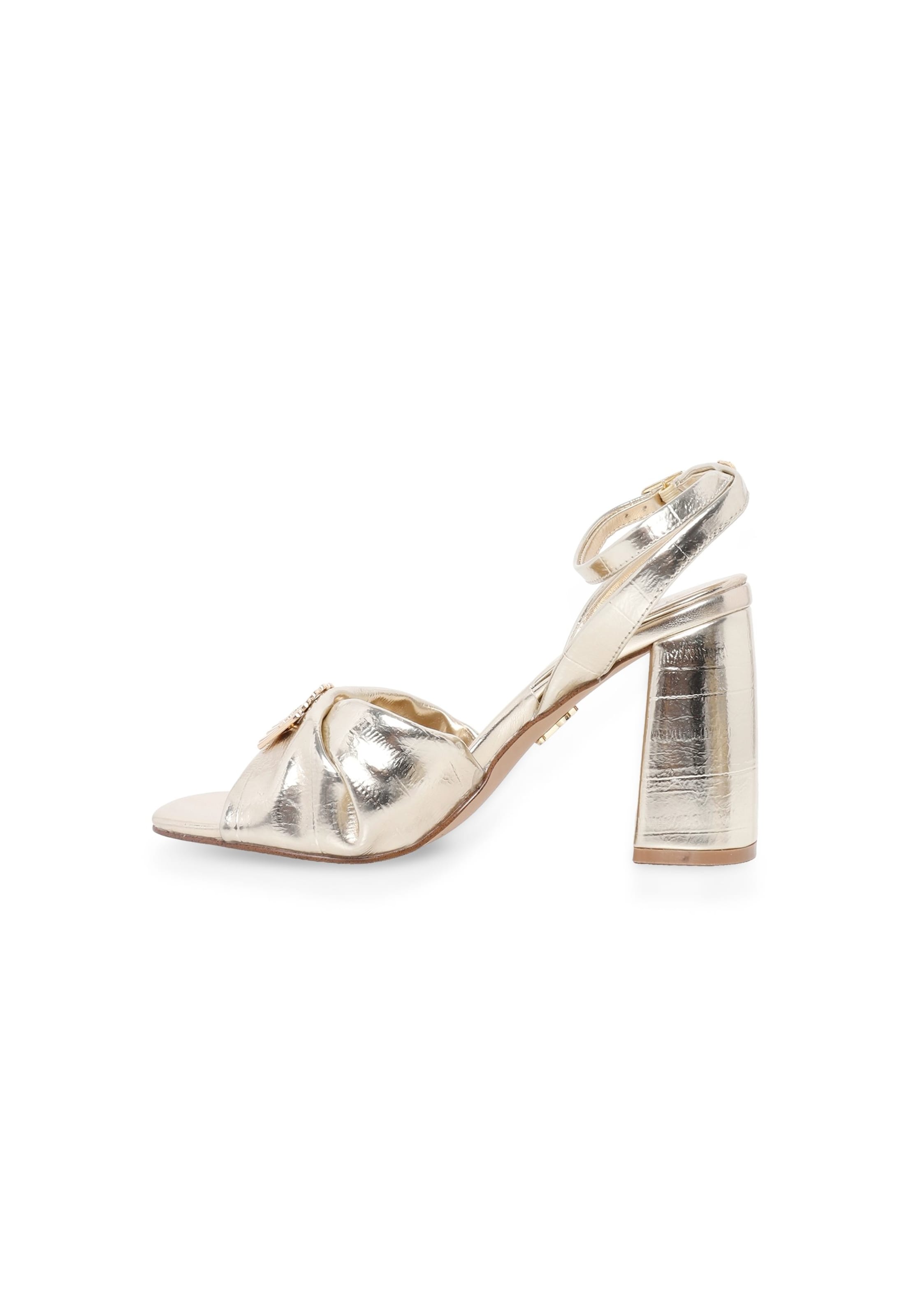 STEVE MADDEN Sandale 'Montage' in Gold: Vorderseite