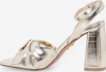 Sandalo con cinturino 'Montage' di STEVE MADDEN in oro: frontale