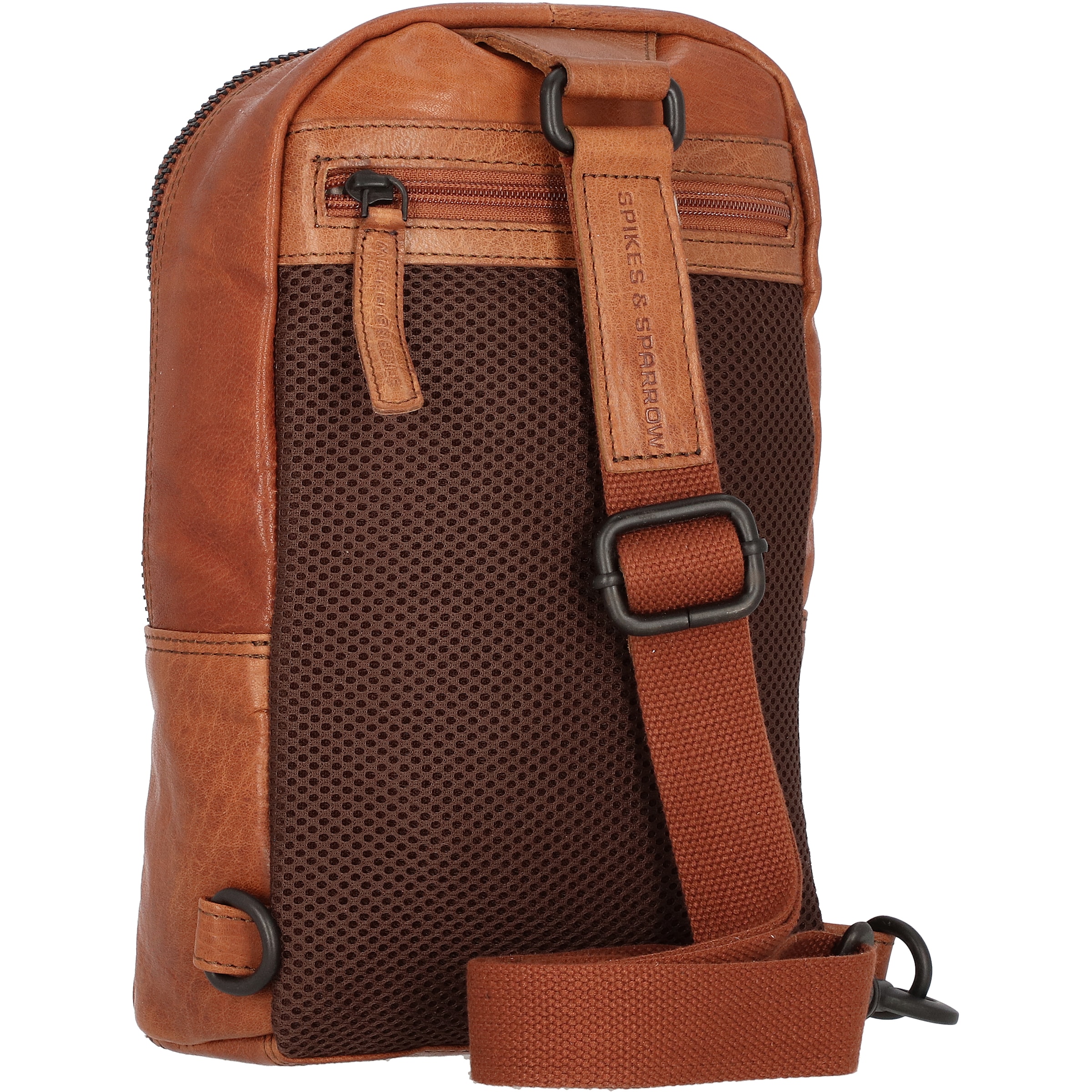 Spikes & Sparrow Umhängetasche 'Bronco' in Braun