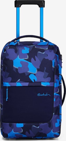 Satch Travel Bag in Blue: front