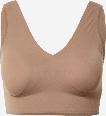 SCHIESSER Regular Bra in Brown: front