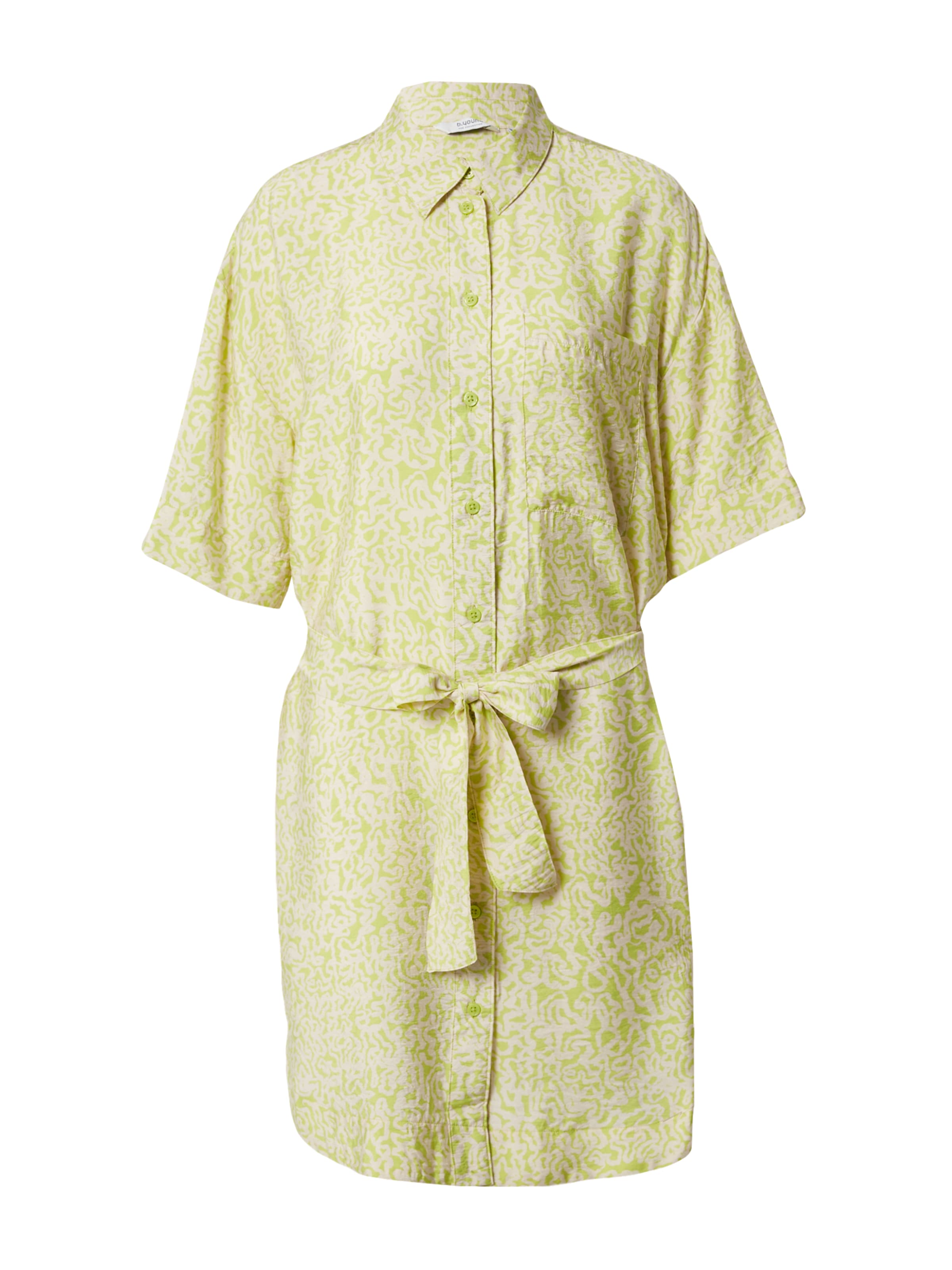 b.young Μπλουζοφόρεμα σε πράσινο: μπροστά