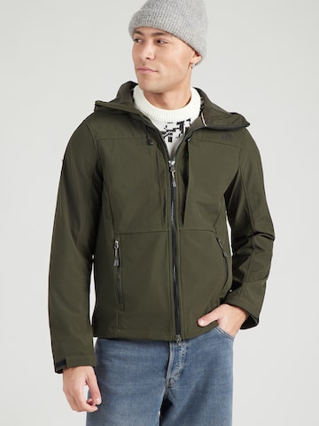 Geacă de primăvară-toamnă de la Superdry & Co pe verde: față