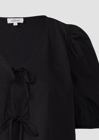 s.Oliver Bluse in Schwarz