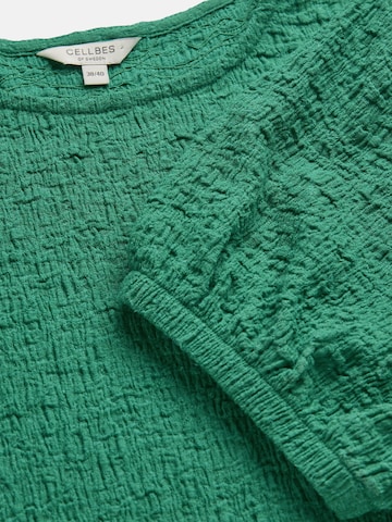 Cellbes of Sweden Jerseykleid mit Struktur in Grün