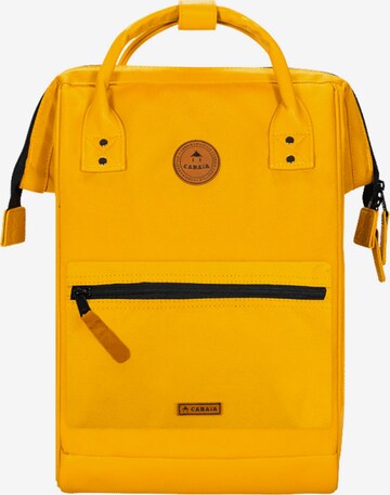 Cabaia - Mochila 'Adventurer' en amarillo: frente