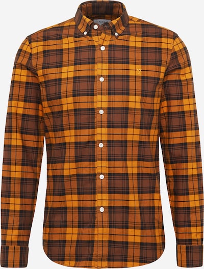 FARAH Button Up Shirt 'BREWER' in Brown / Caramel / Mocha, Item view