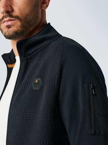 No Excess Zip-Up Hoodie in Black