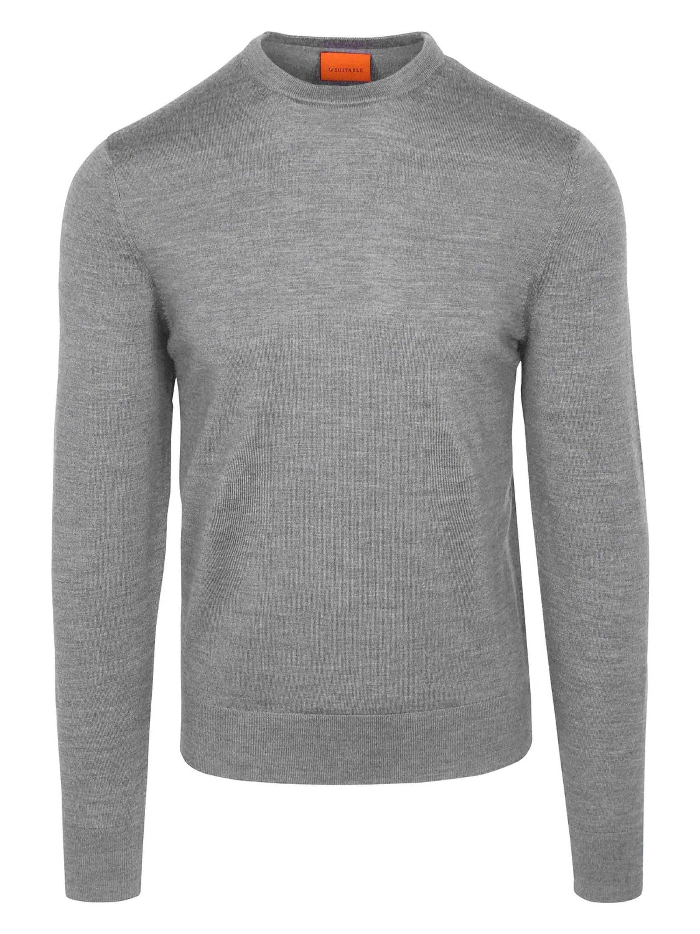 Suitable Shirt in Grijs: voorkant