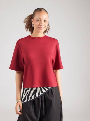 Sweat-shirt 'Maelee Ima' MSCH COPENHAGEN en rouge : devant