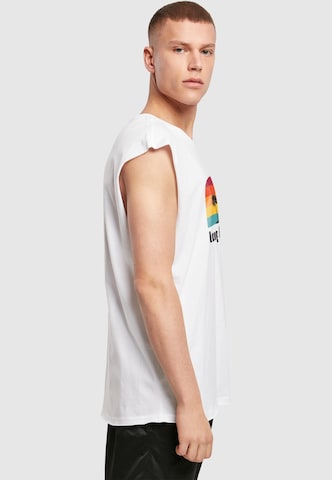 Merchcode Shirt 'Long Beach' in Wit