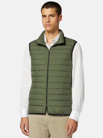 Gilet di Boggi Milano in verde: frontale