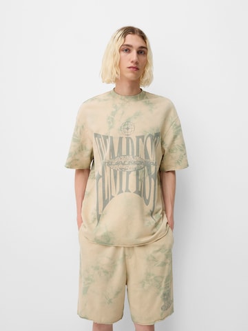 Bershka Shirt in Beige: front