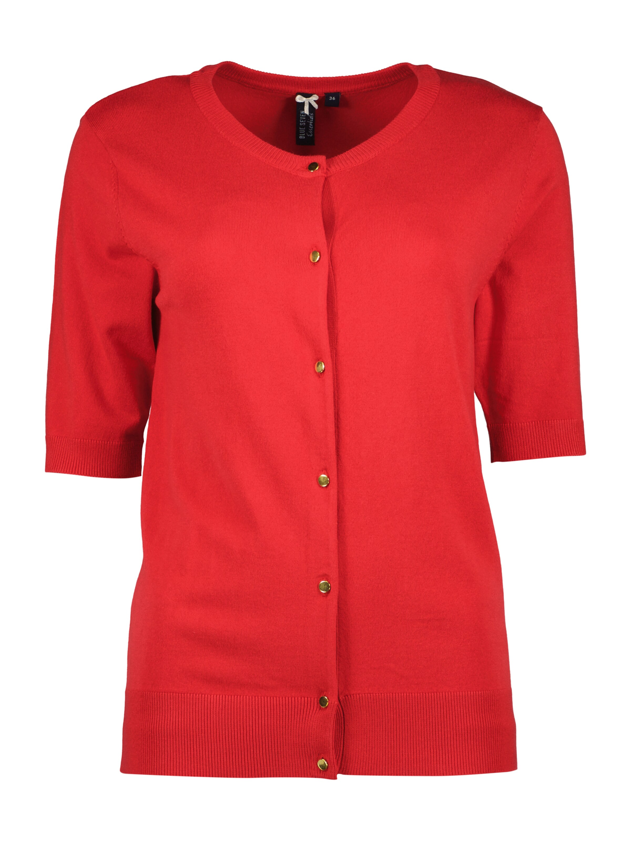 BLUE SEVEN Kardigán - piros: elől