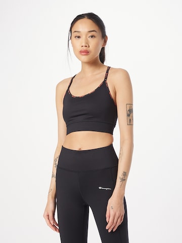 Champion Authentic Athletic Apparel Bralette Sports bra in Black: front