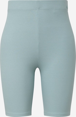 QS Skinny Leggings in Blauw: voorkant