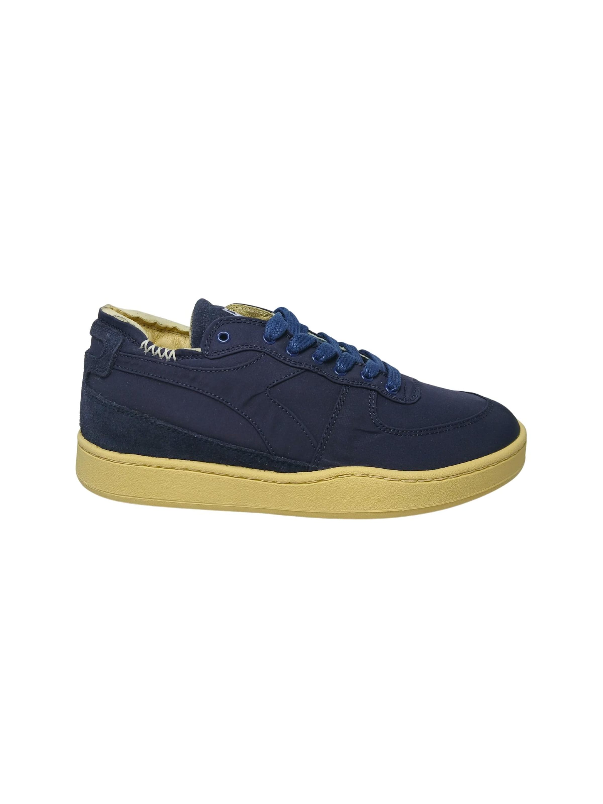 Diadora Platform trainers in Blue: front