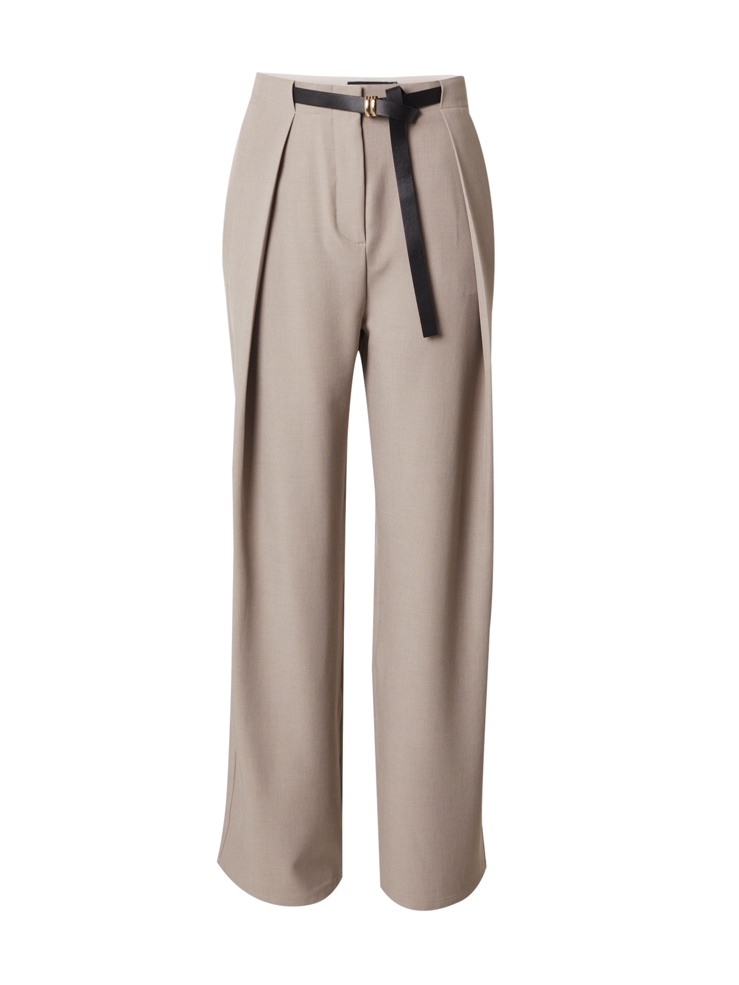 VERO MODA Zvonové kalhoty Kalhoty se sklady v pase 'VMZOE' – šedá: přední strana