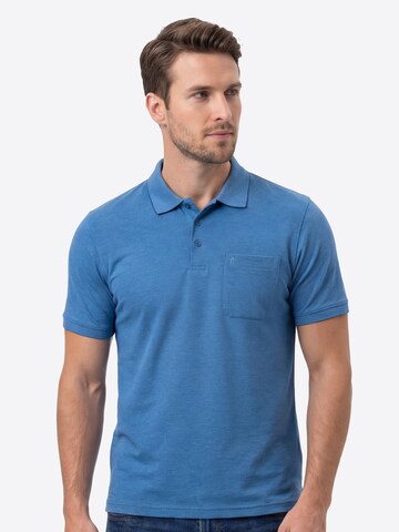 Ragman Shirt 'Basic' in Blue: front