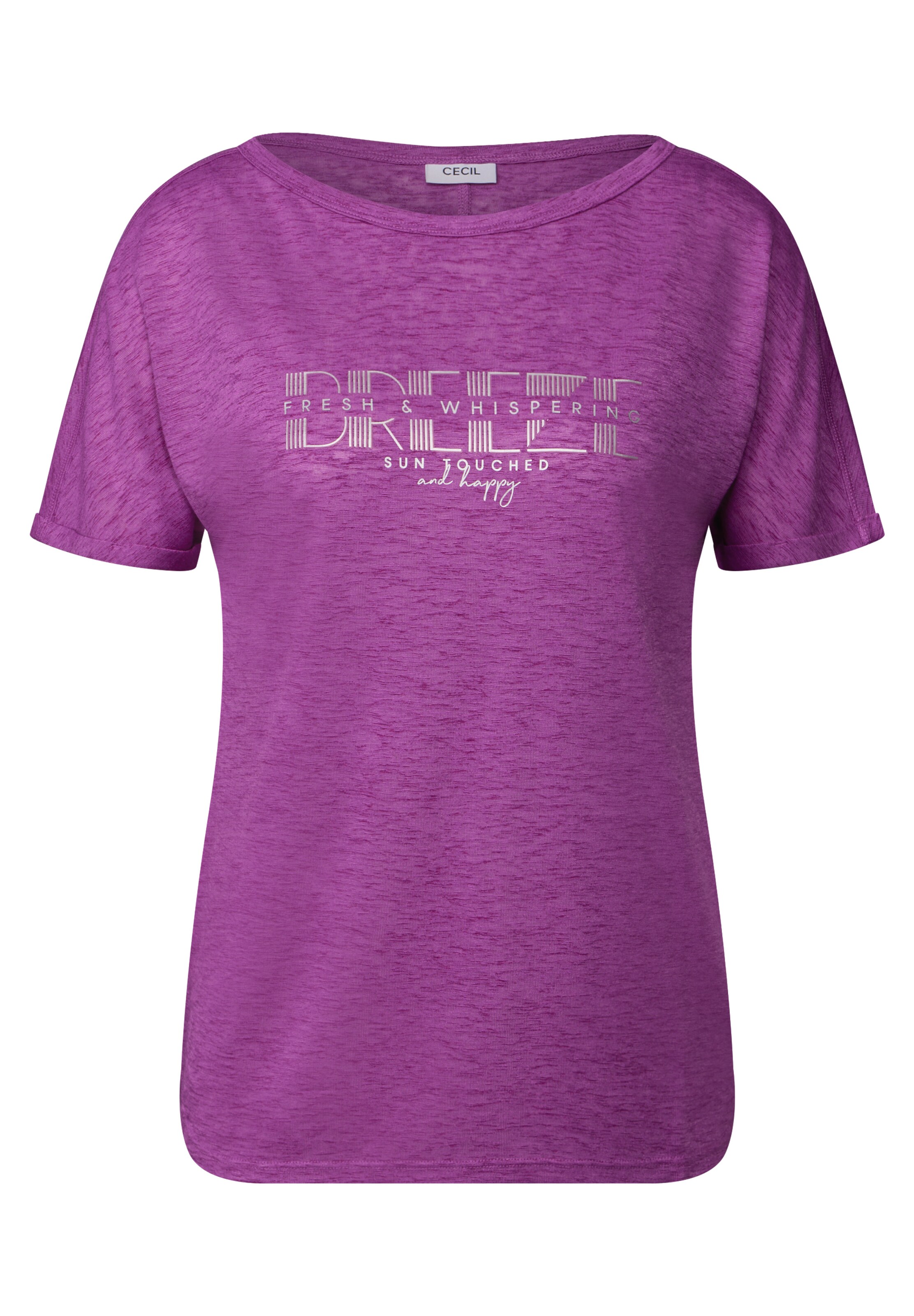 CECIL Shirt in Purple: front