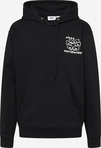 Obey Sweatshirt in Black: front