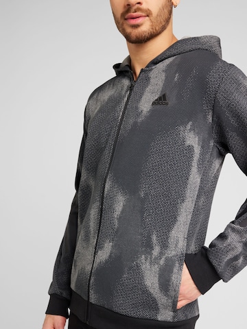 ADIDAS SPORTSWEAR - Sudadera con cremallera deportiva 'Future Icons' en gris