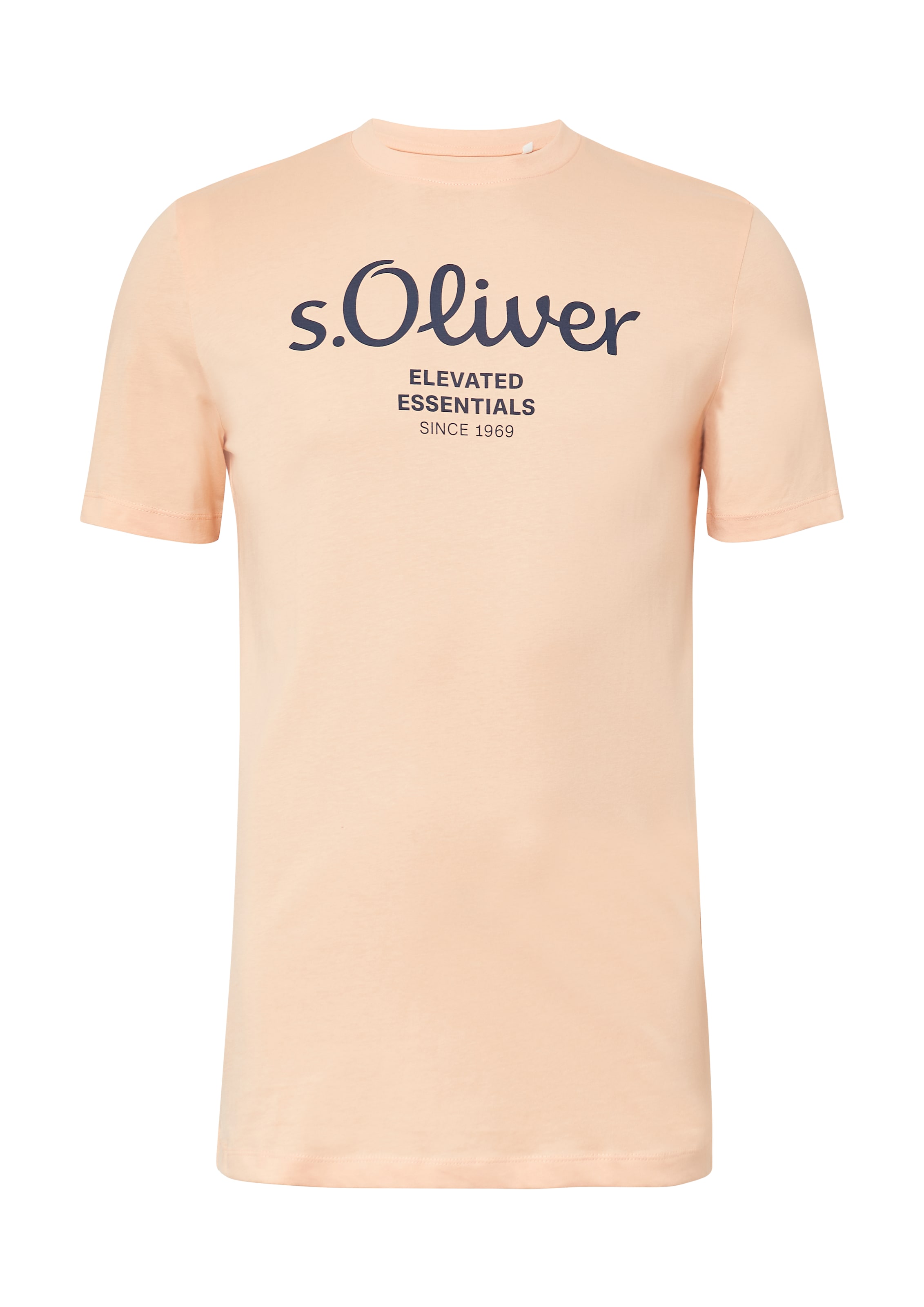 s.Oliver Men Tall Sizes Shirt in Orange: front