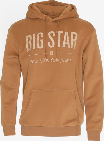 Sweat-shirt 'ASHLYNO' BIG STAR en marron : devant