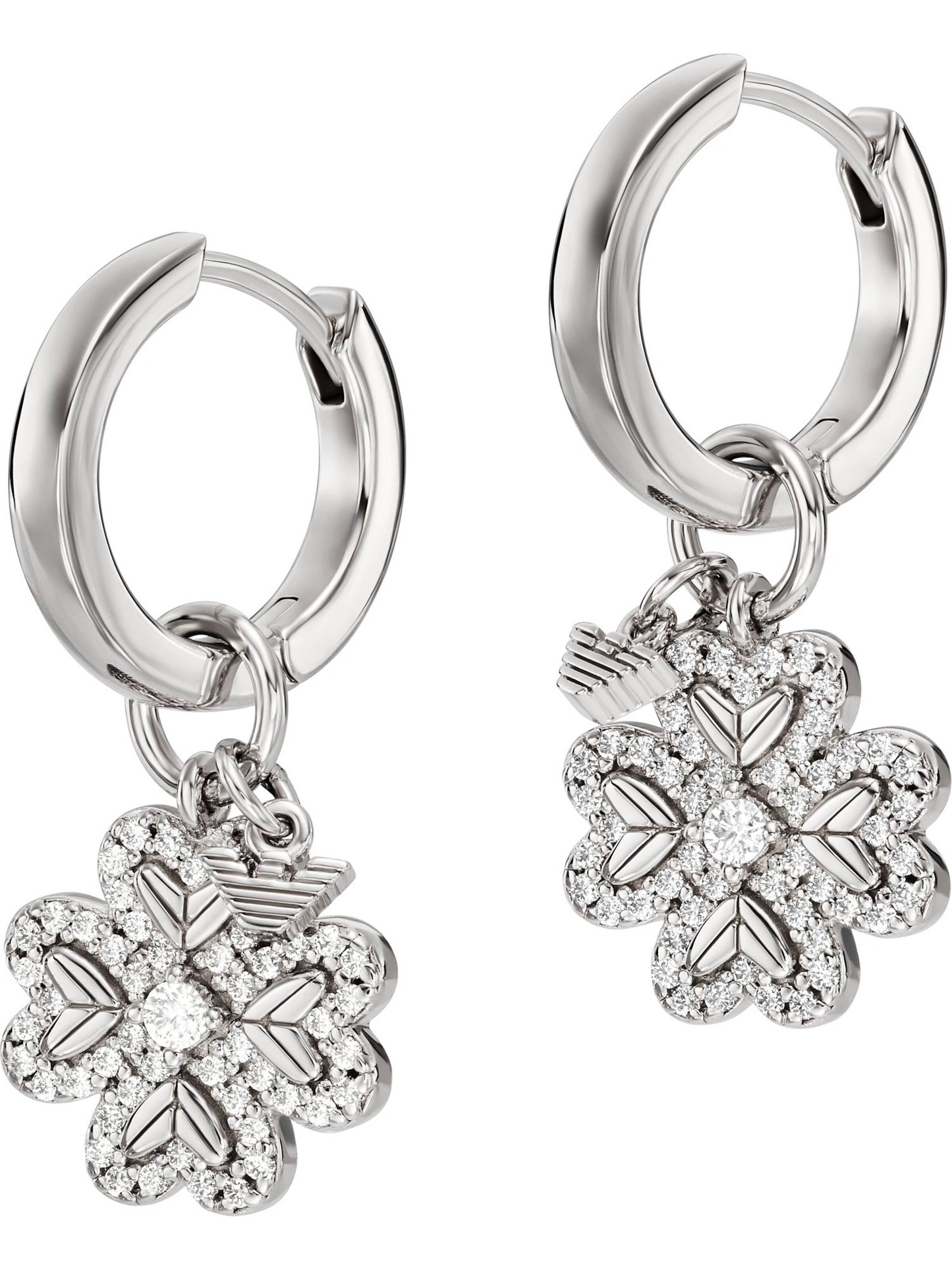 Emporio Armani Ohrringe in Silber: Vorderseite