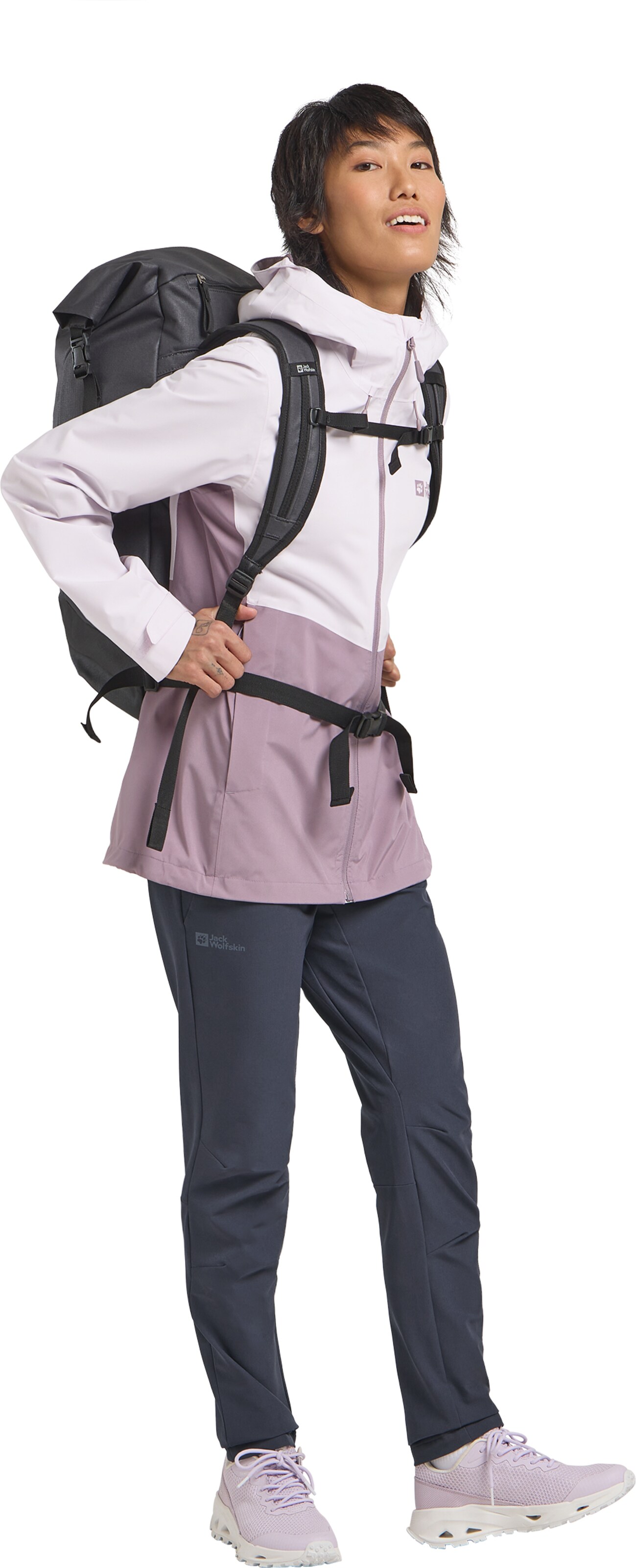 JACK WOLFSKIN Outdoor Jacket 'Weiltal' in Purple