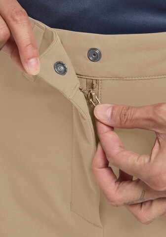 JACK WOLFSKIN Regular Outdoor Pants in Beige